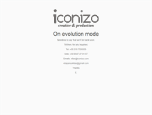 Tablet Screenshot of iconizo.com